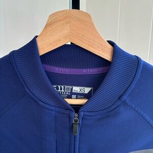 5.11 Tactical Blue Outdoor Fall Charisma Bomber Full Zip Jacket Women's XS